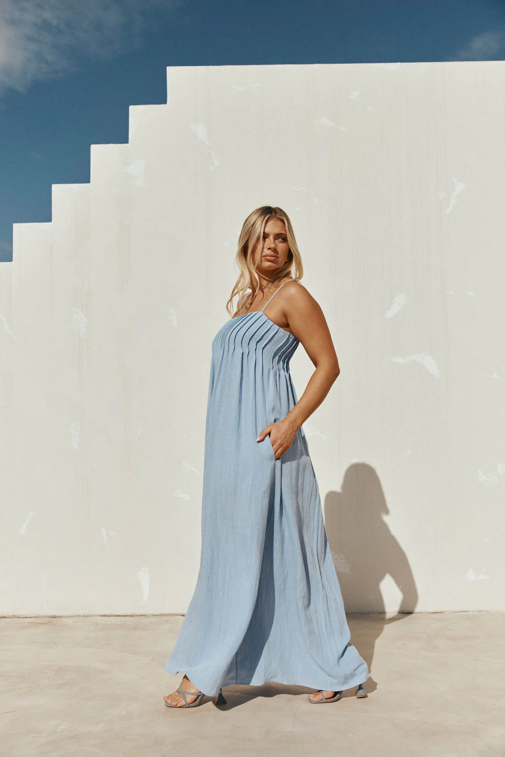 Ada Dress - Blue - Image 7