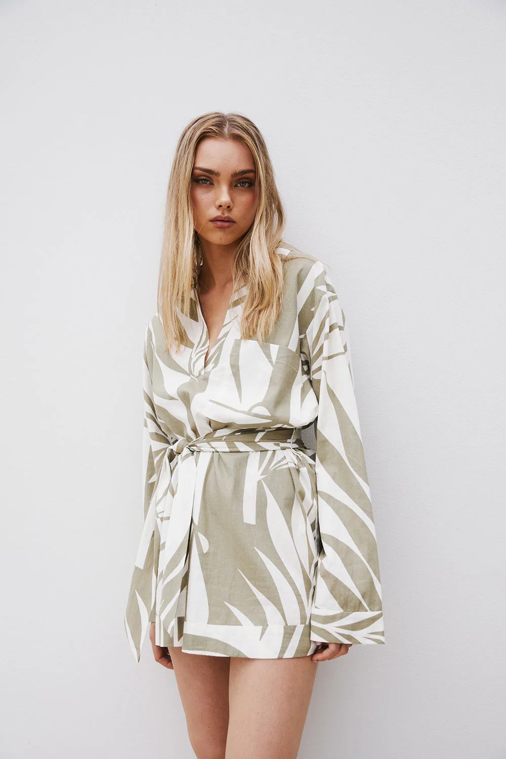 Adele Dress - Palm - Image 2