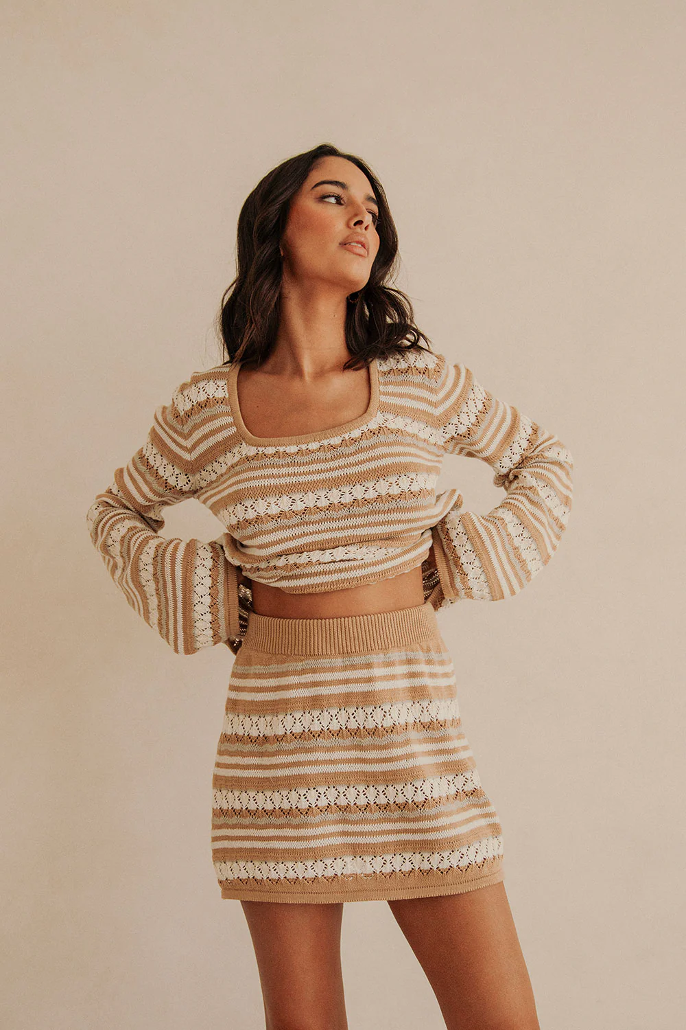 Alaiya Skirt - Chocolate - Image 2