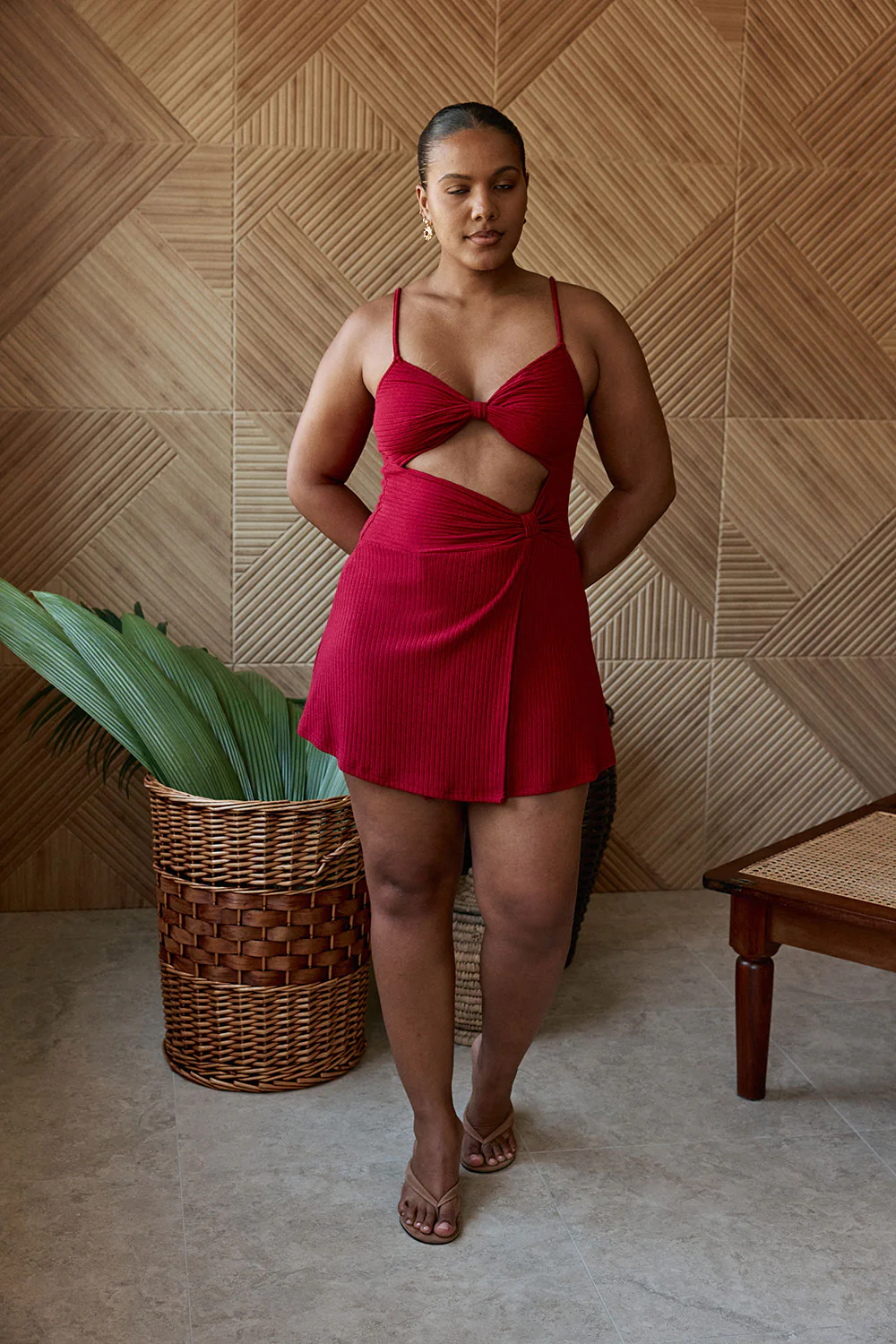 Ale Dress - Merlot - Image 2