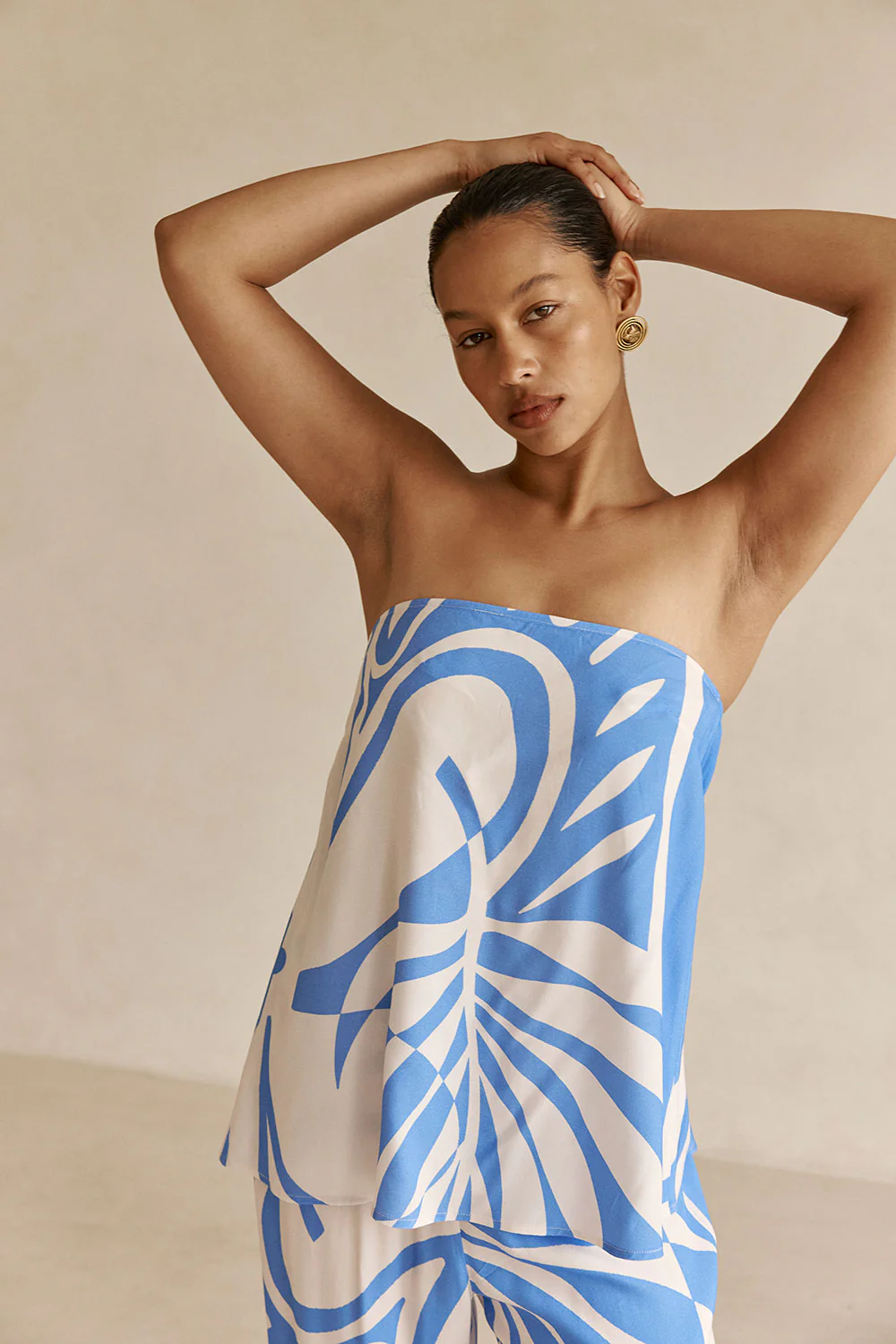 Alma Top - Palm Blue - Image 5