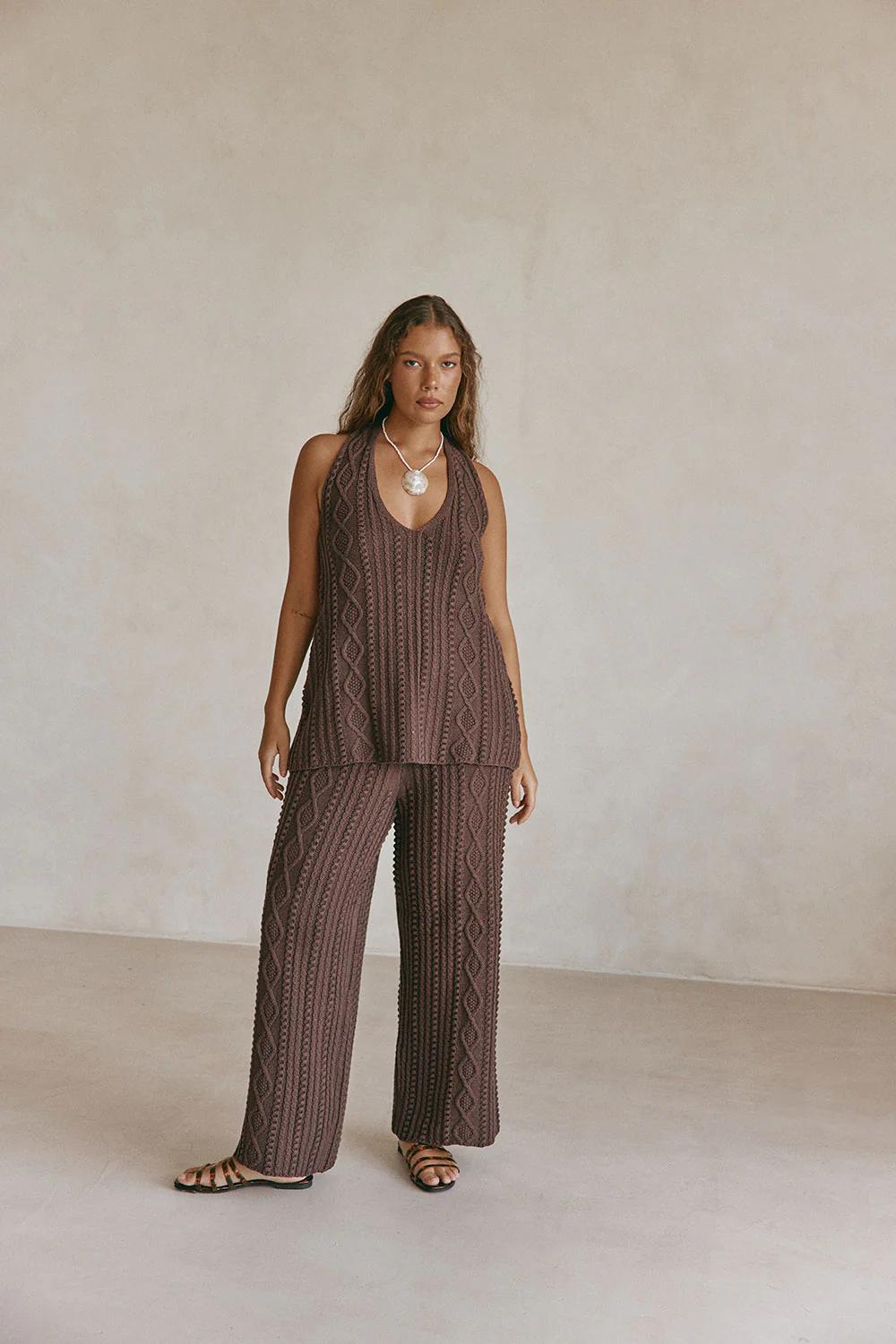 Azari Top - Brown - Image 5
