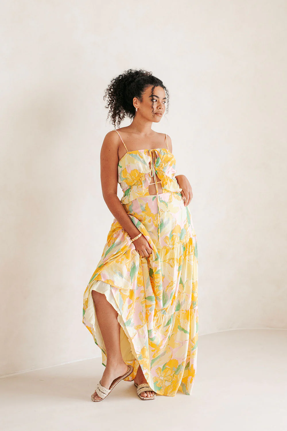 Calabria Halter Dress - Scout Floral - Image 6