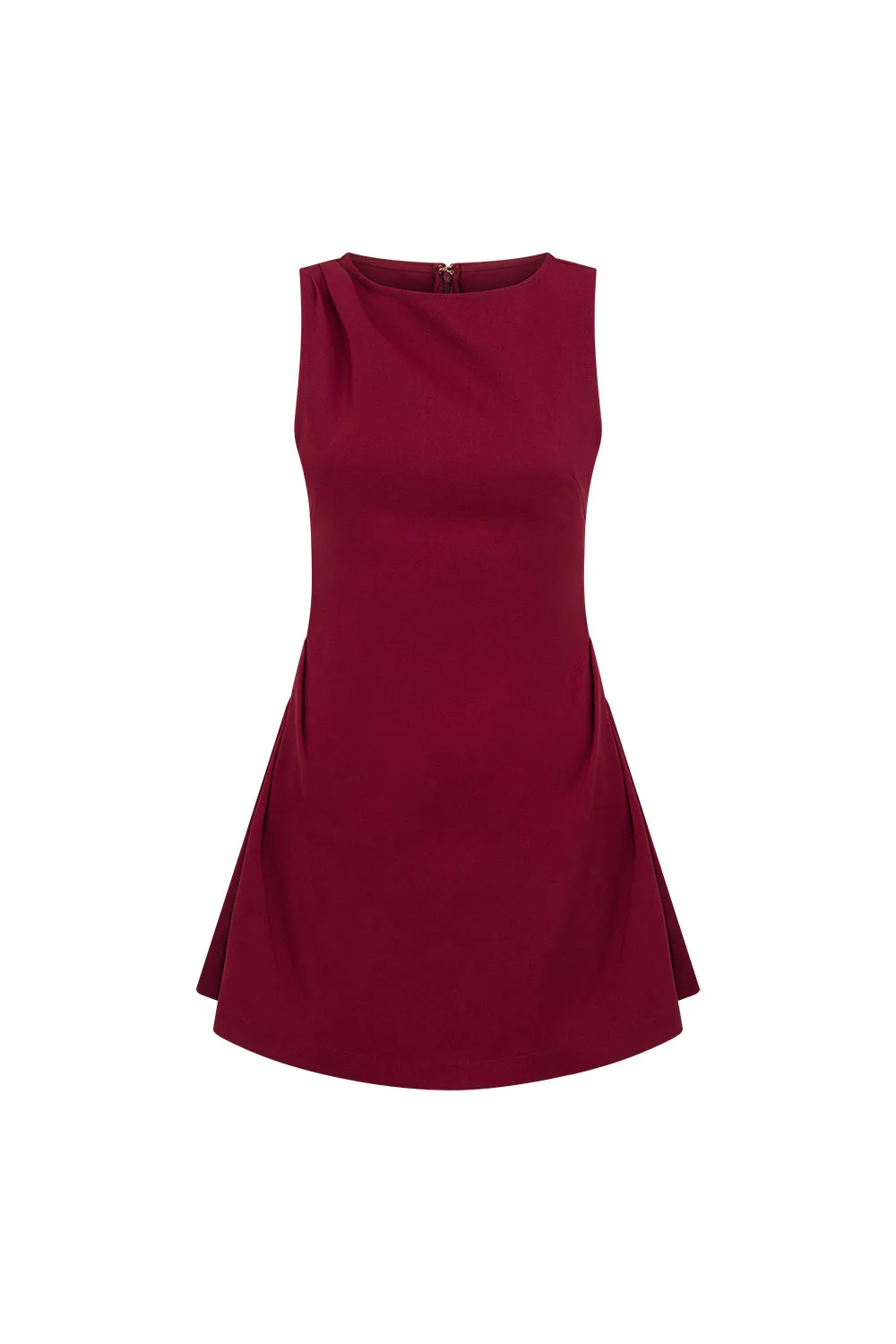 Camellia Dress - Burgundy - Image 12