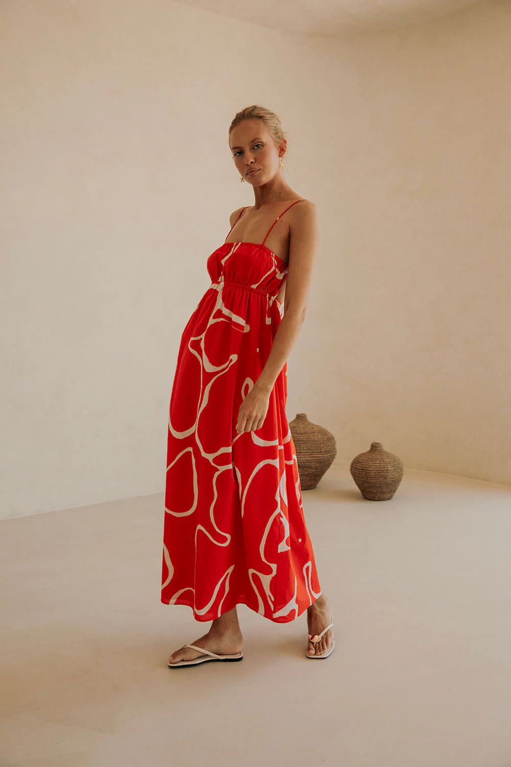 Catie Dress - Evoke Red - Image 4