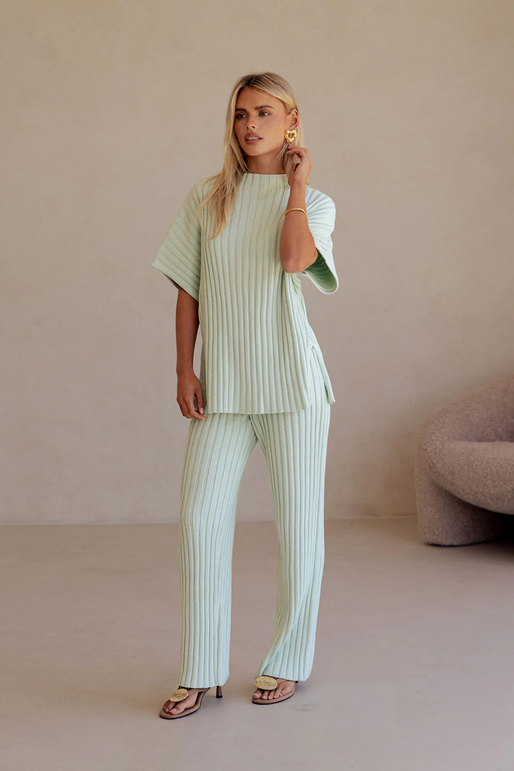 Celine Top - Mint - Image 2