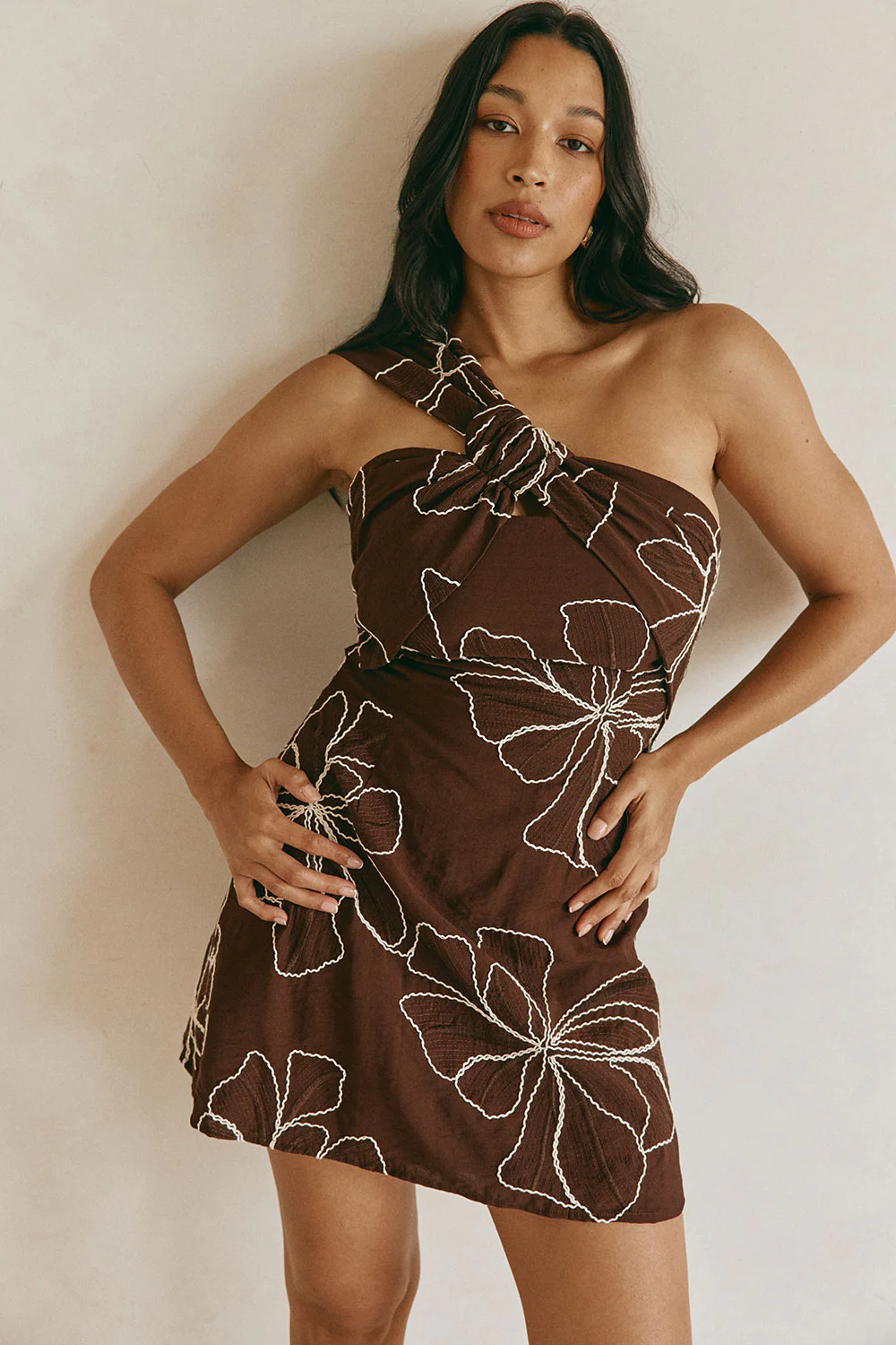Dimmi Dress - Chocolate Floral - Image 2