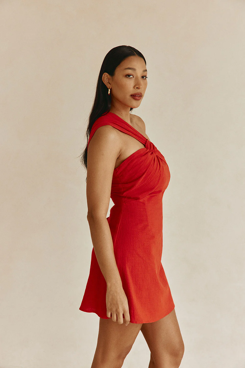 Dimmi Dress - Red - Image 6
