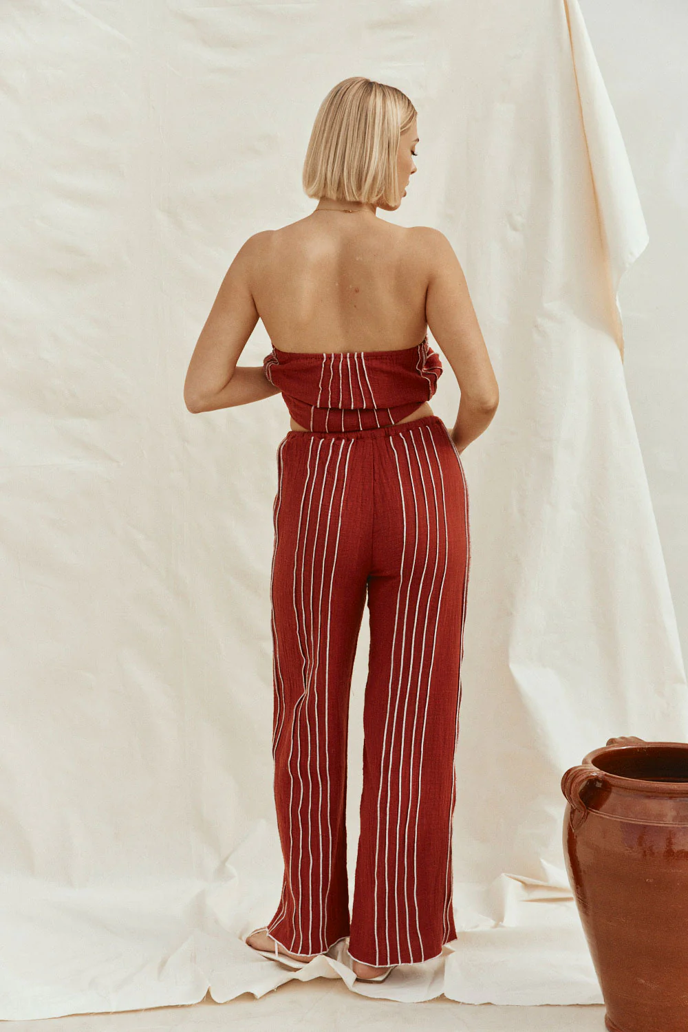 Emilia Pants - Merlot - Image 5