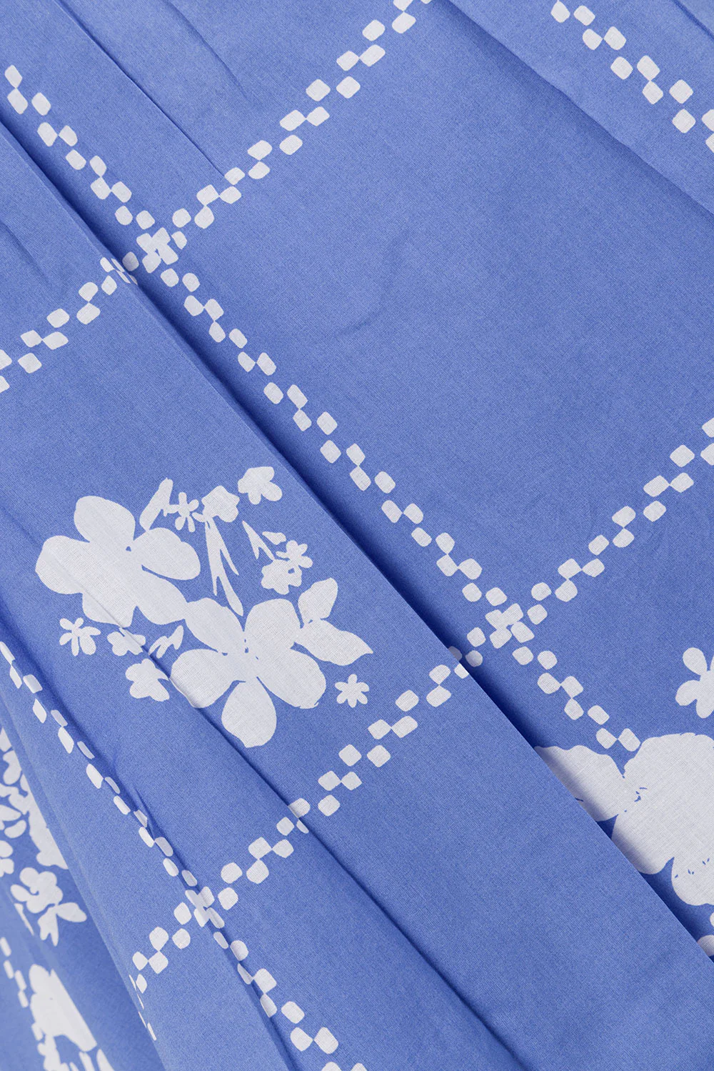 Estelle Midi Skirt - Check Flowers - Image 10