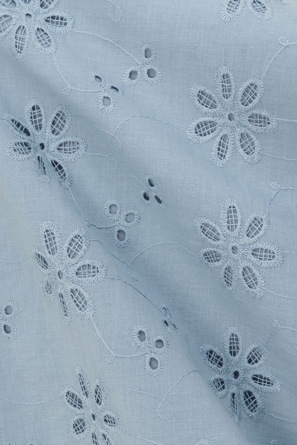 Evelia Dress - Blue Broderie - Image 9