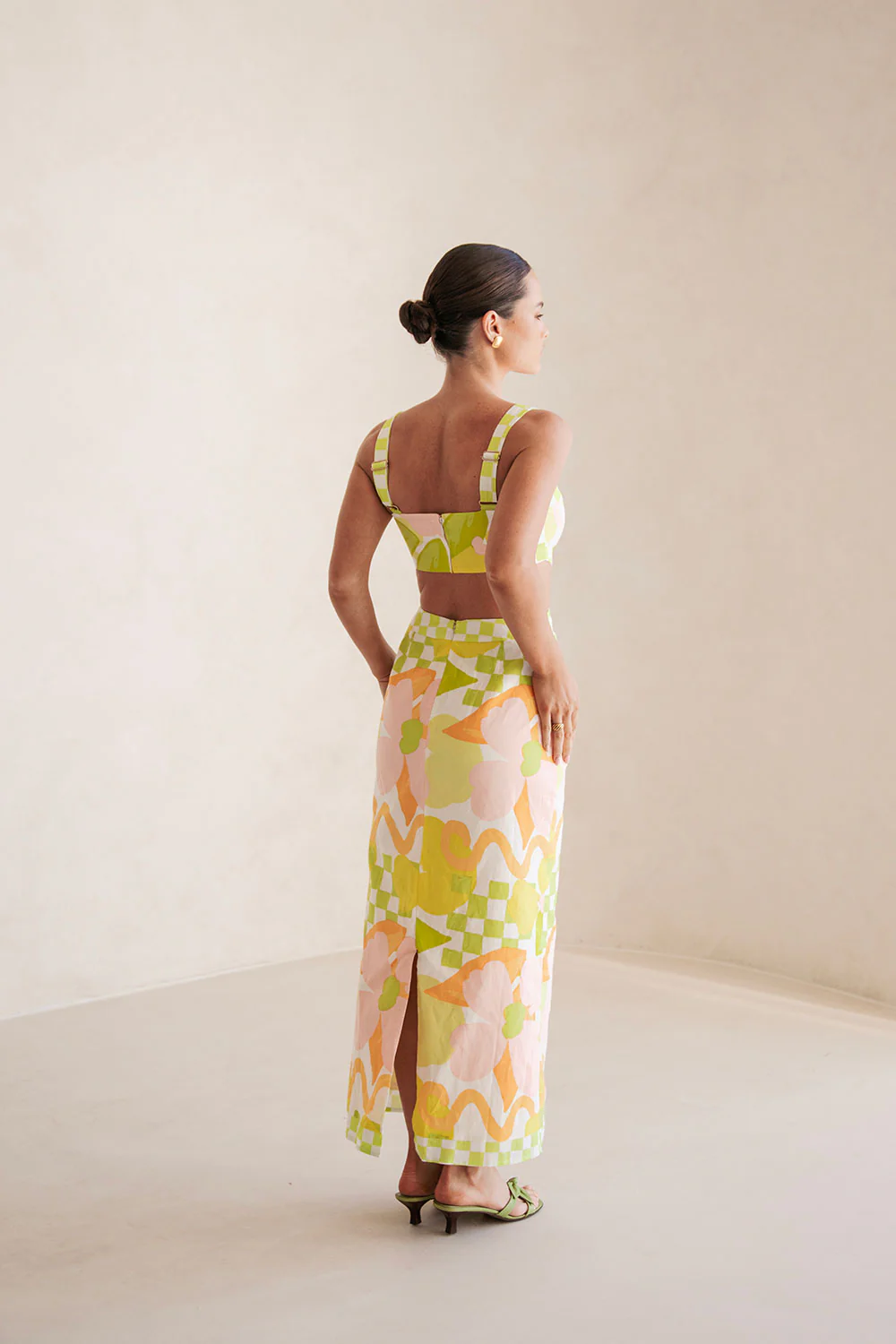 Everett Dress - Checker Floral - Image 3