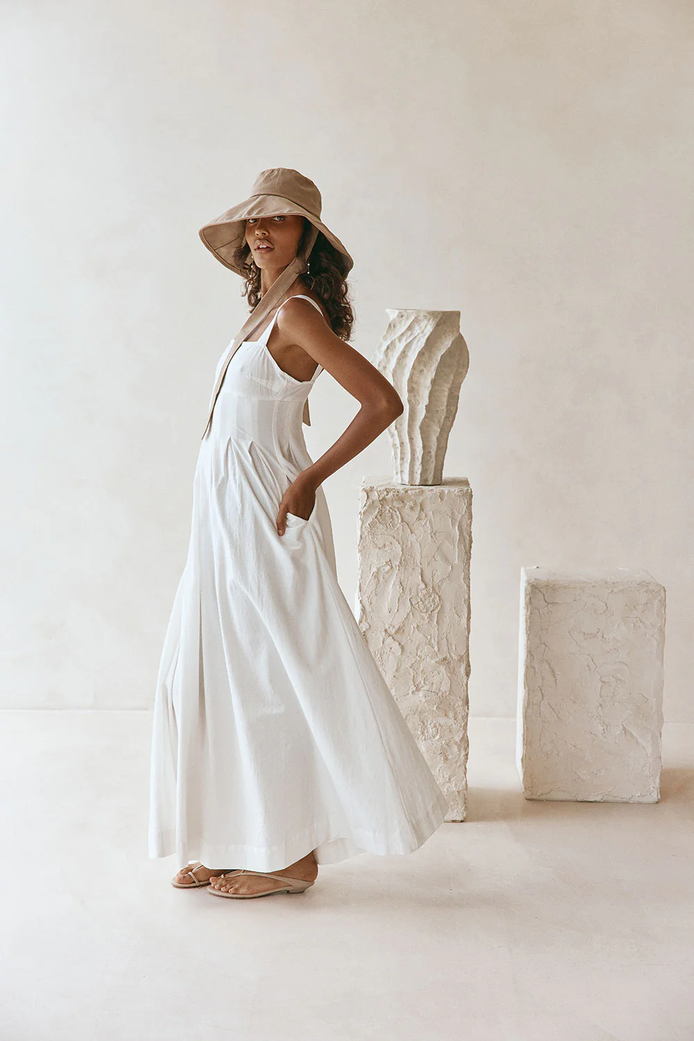 Flore Dress - White - Image 5