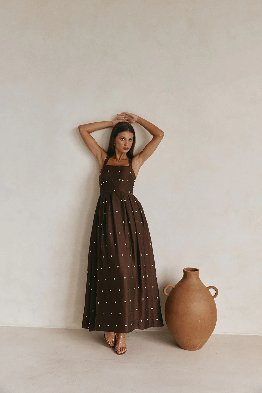 Flores Dress - Chocolate Speck - Image 2