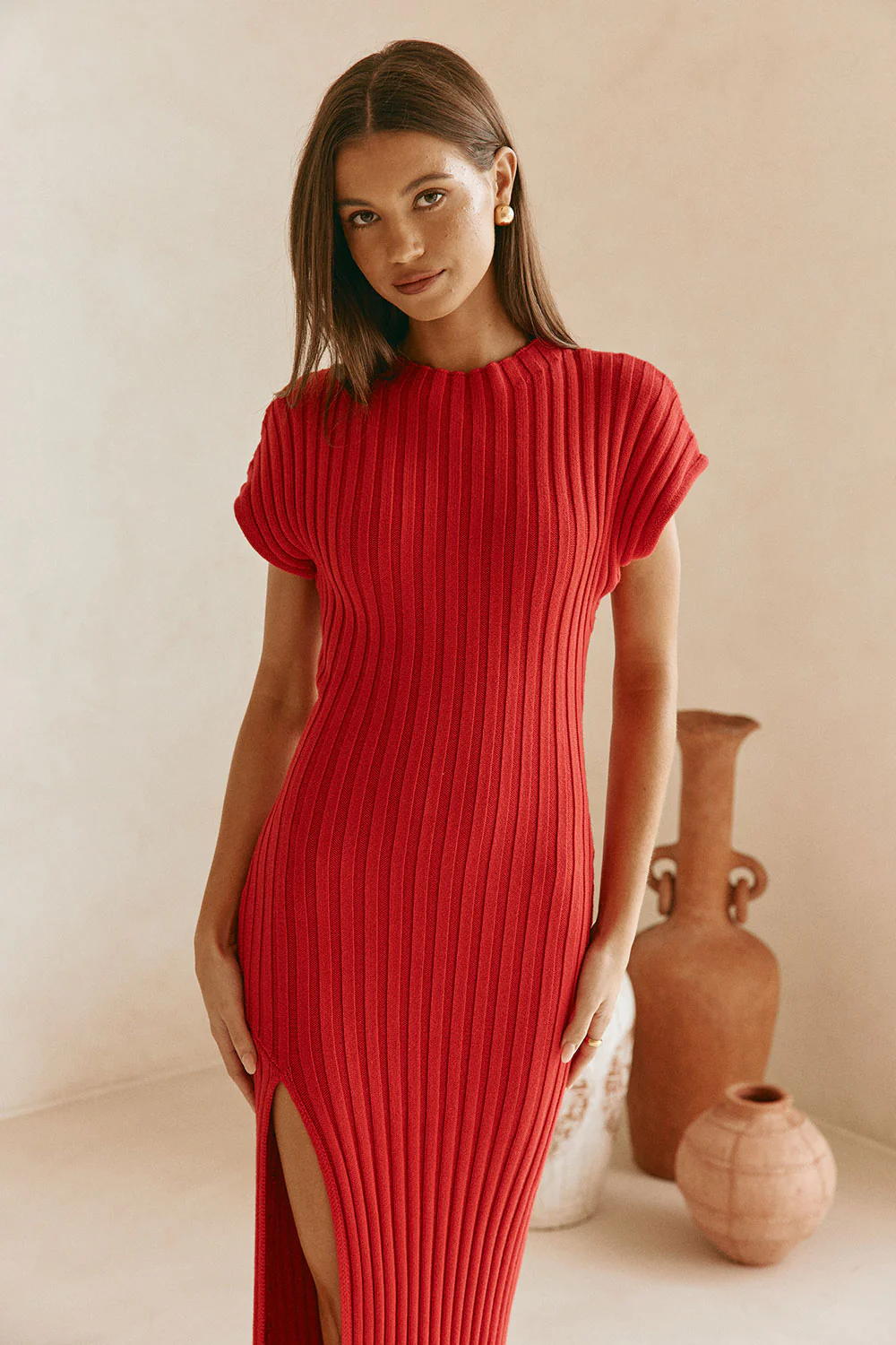 Gemini Dress - Red - Image 3