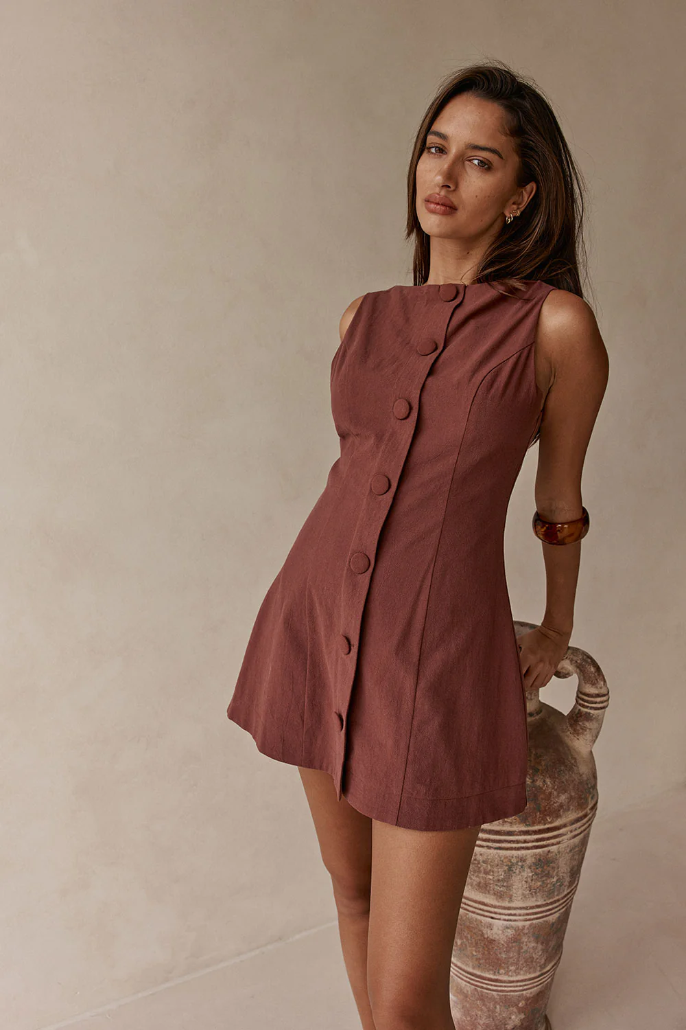 Graylee Dress - Chocolate - Image 3