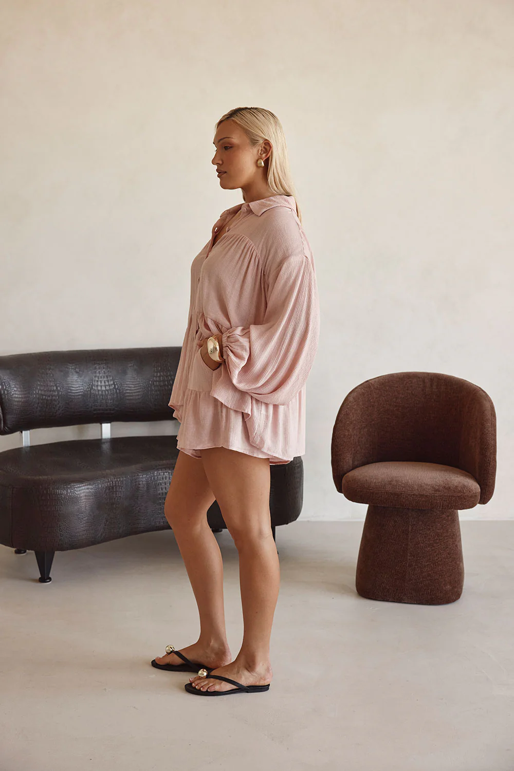 Huxley Shorts - Blush - Image 5