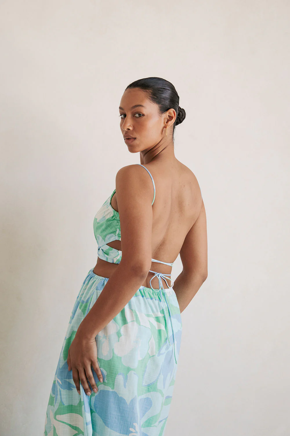 Iris Midi Dress - Spring Petals - Image 8