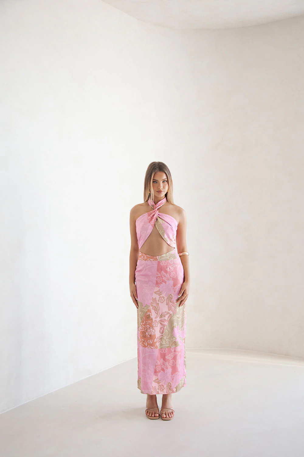 Joelle Midi Dress - Florent Patchwork
