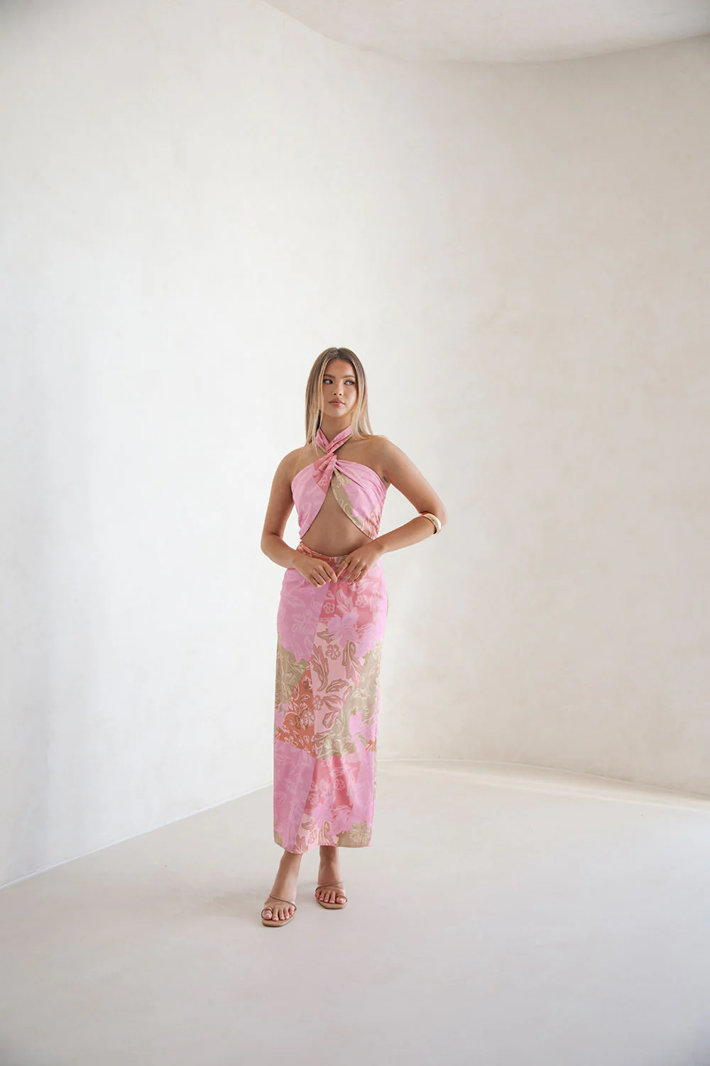 Joelle Midi Dress - Florent Patchwork - Image 2