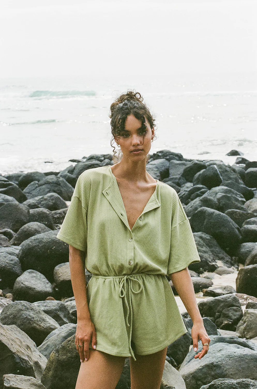 Juniper Playsuit - Lime - Image 3