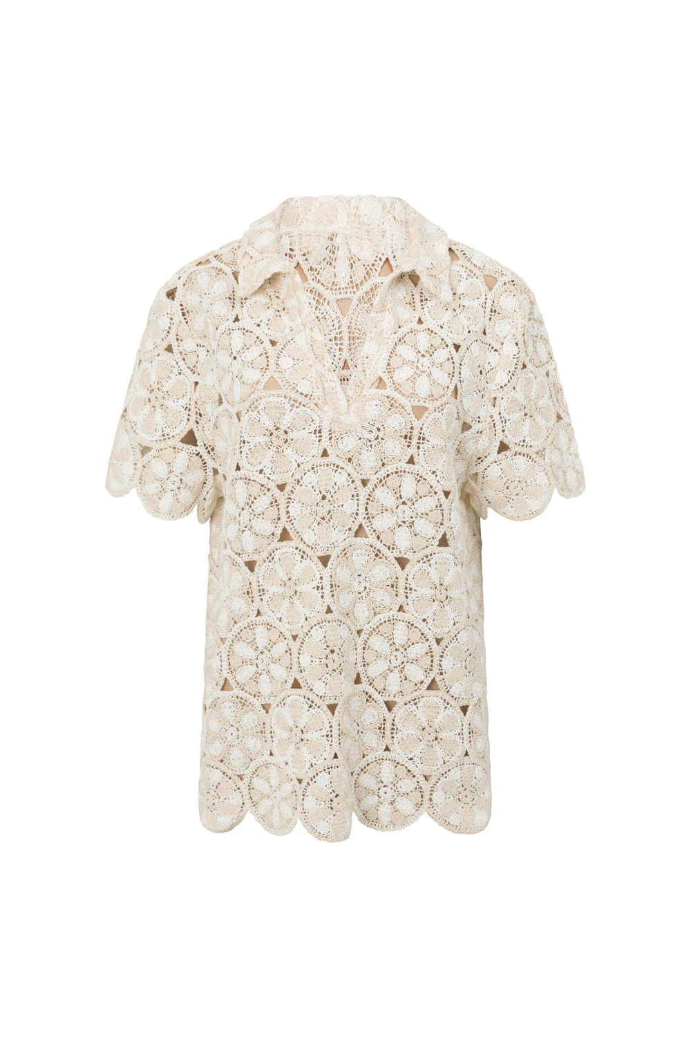 Kalila Crochet Top - Ivory - Image 6