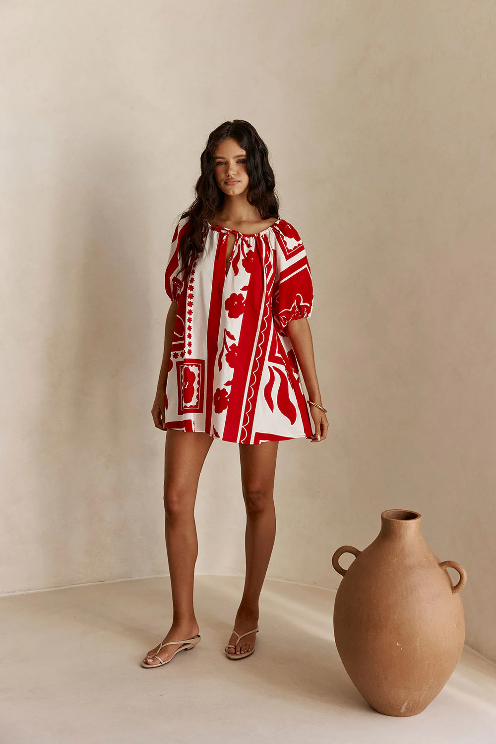 Kit Dress - Red Voyage - Image 3