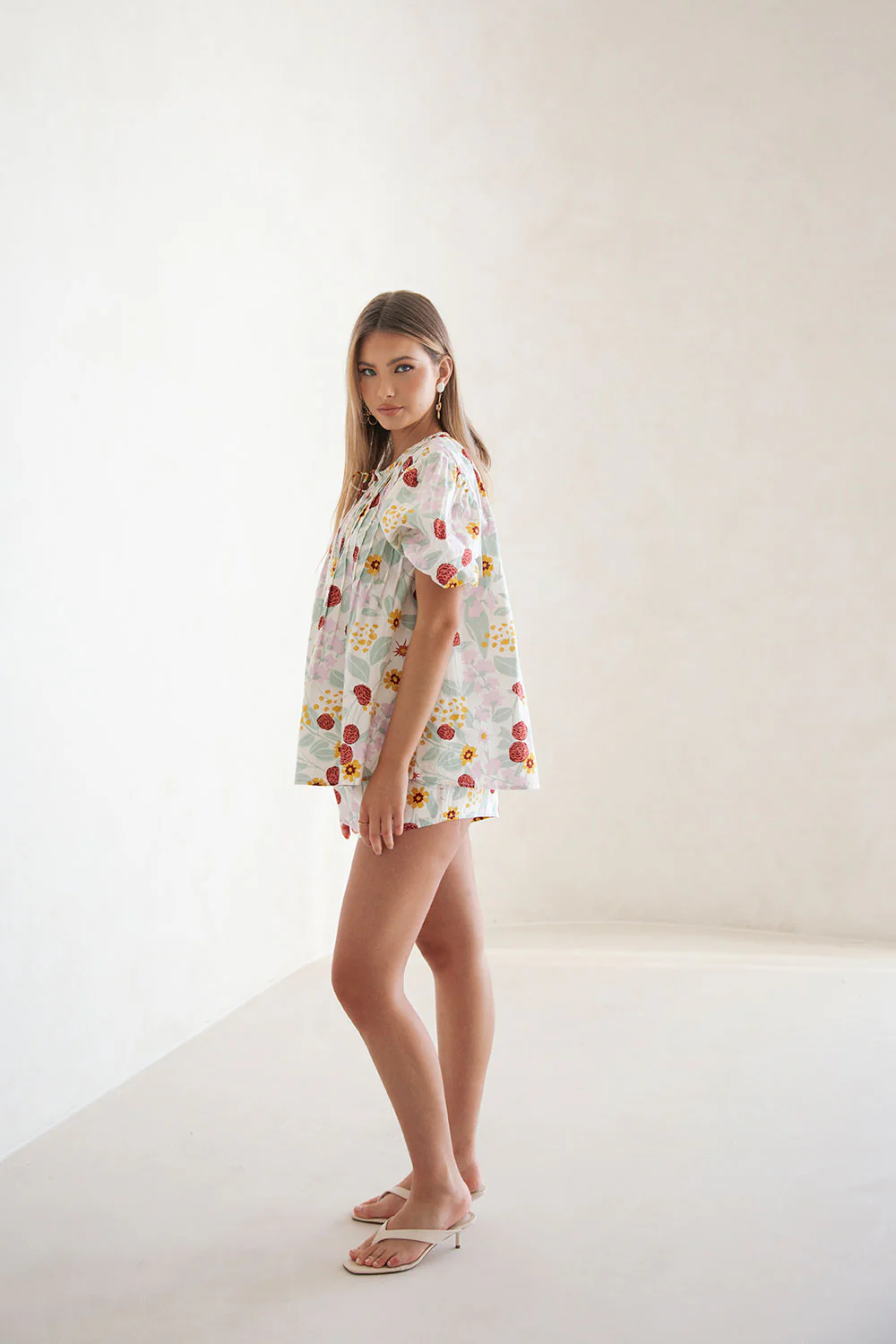 Leta Top - Royal Floral - Image 3