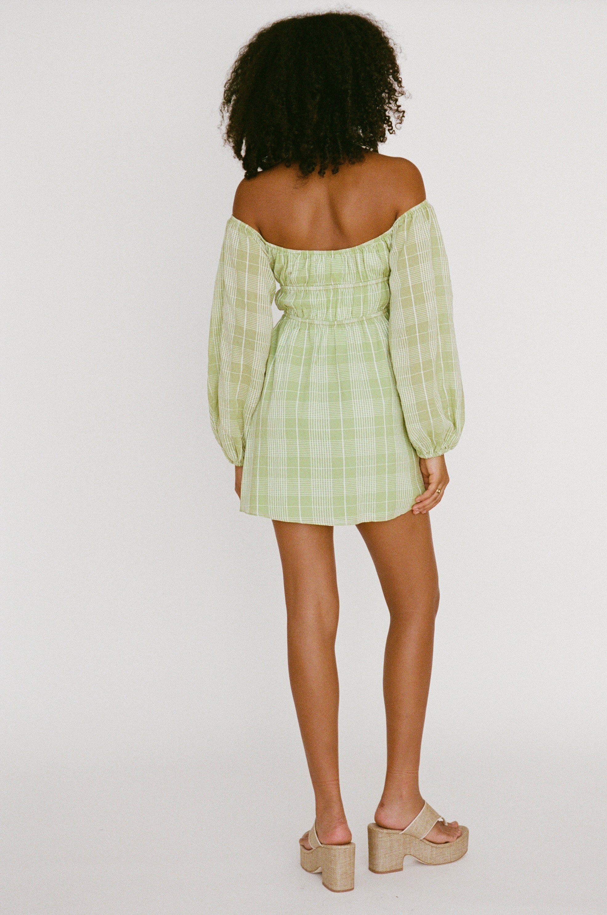 Leto Off Shoulder Dress - Image 10
