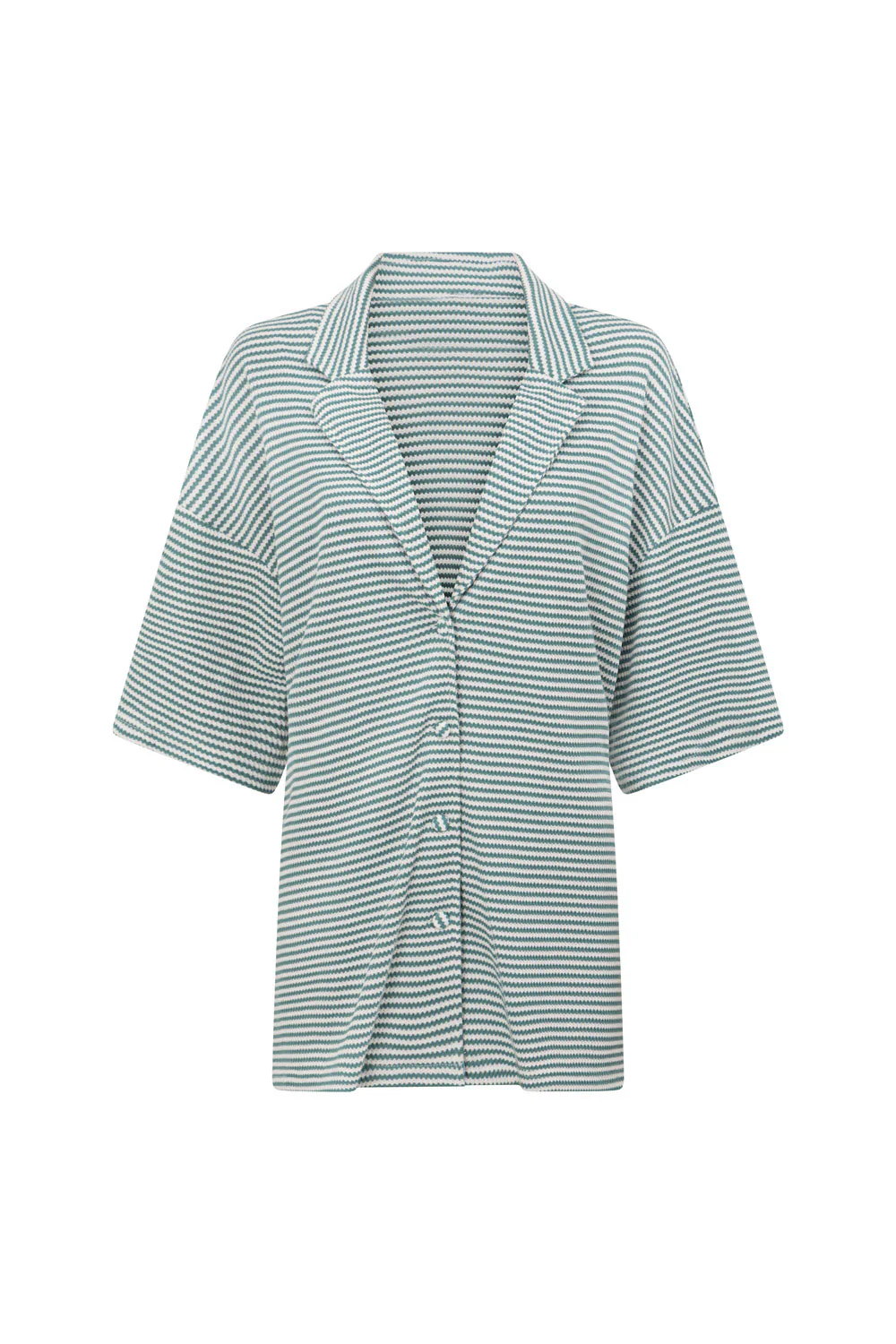 Mallory Top - Teal Stripe - Image 6