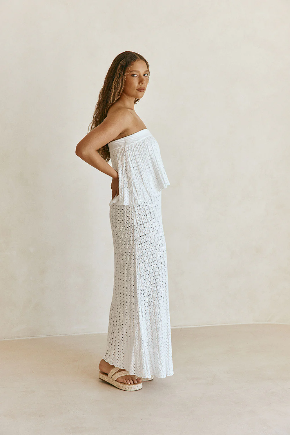 Maria Dress - White - Image 5
