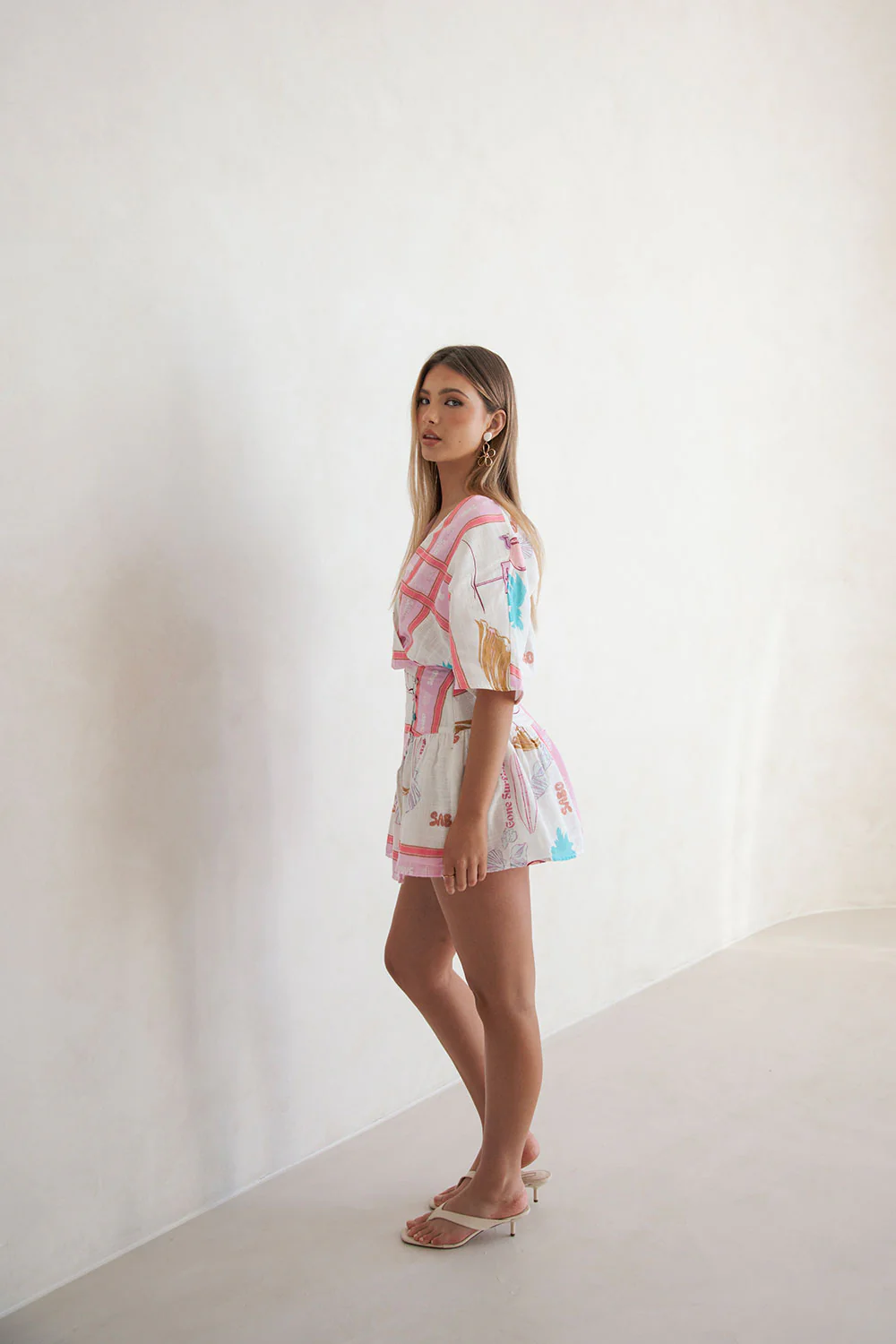 Micah Wrap Dress - Surfing Scarf - Image 3