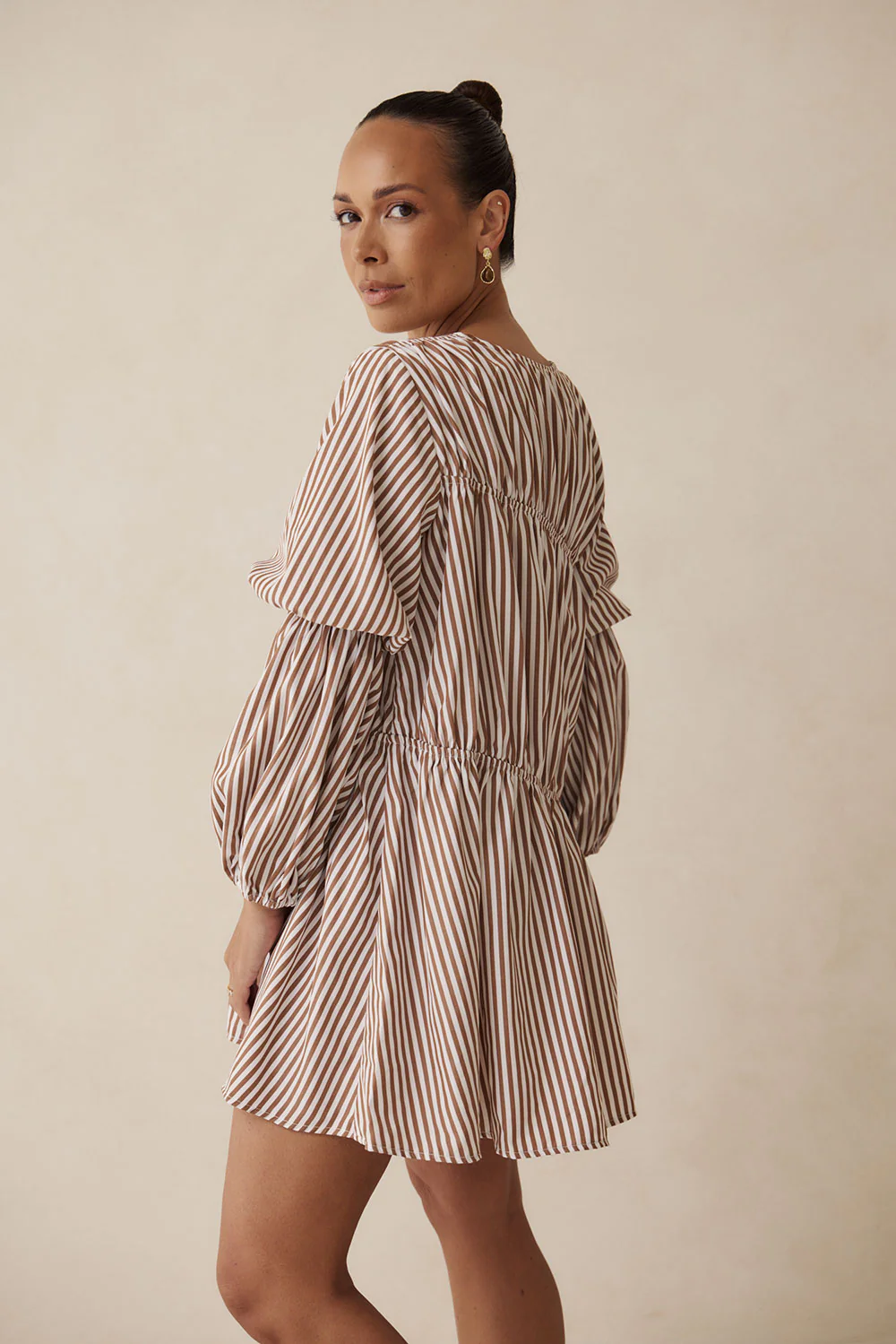 Naloo Dress - Chocolate - Image 3