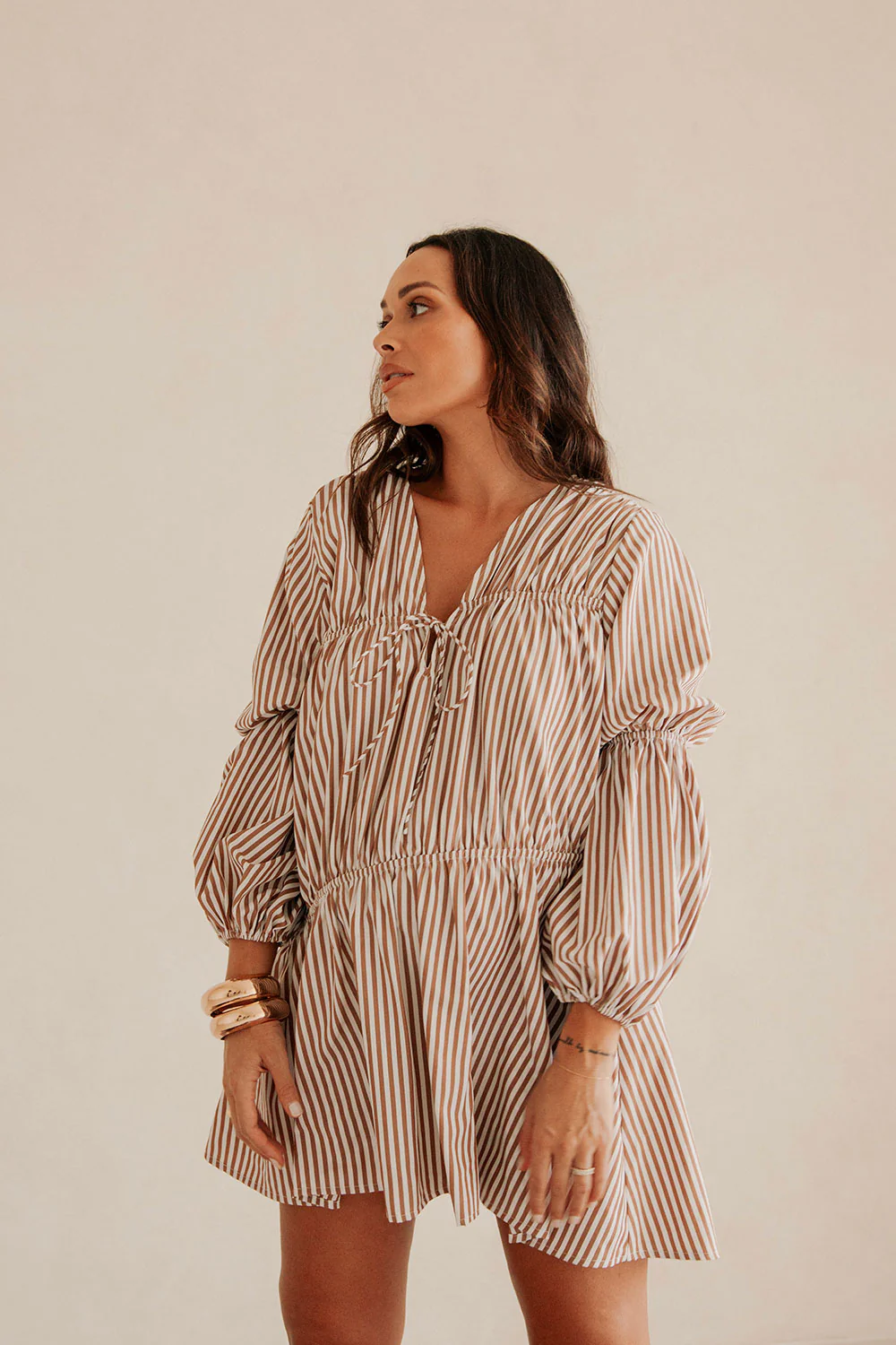 Naloo Dress - Chocolate - Image 5