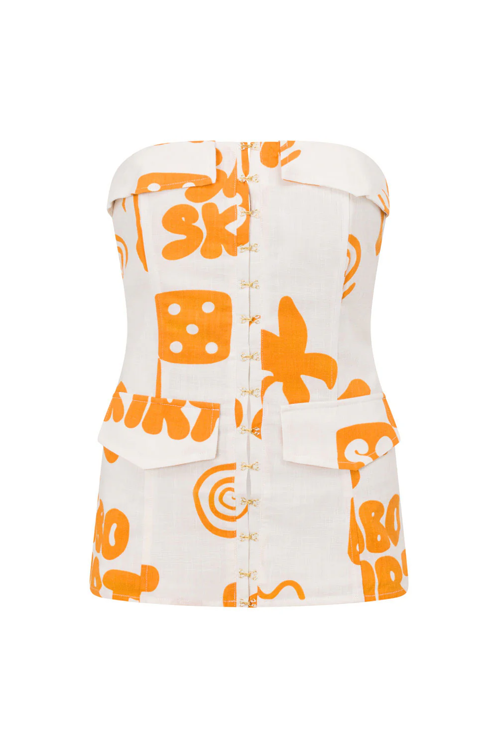 Riri Top - Objects Cream - Image 5