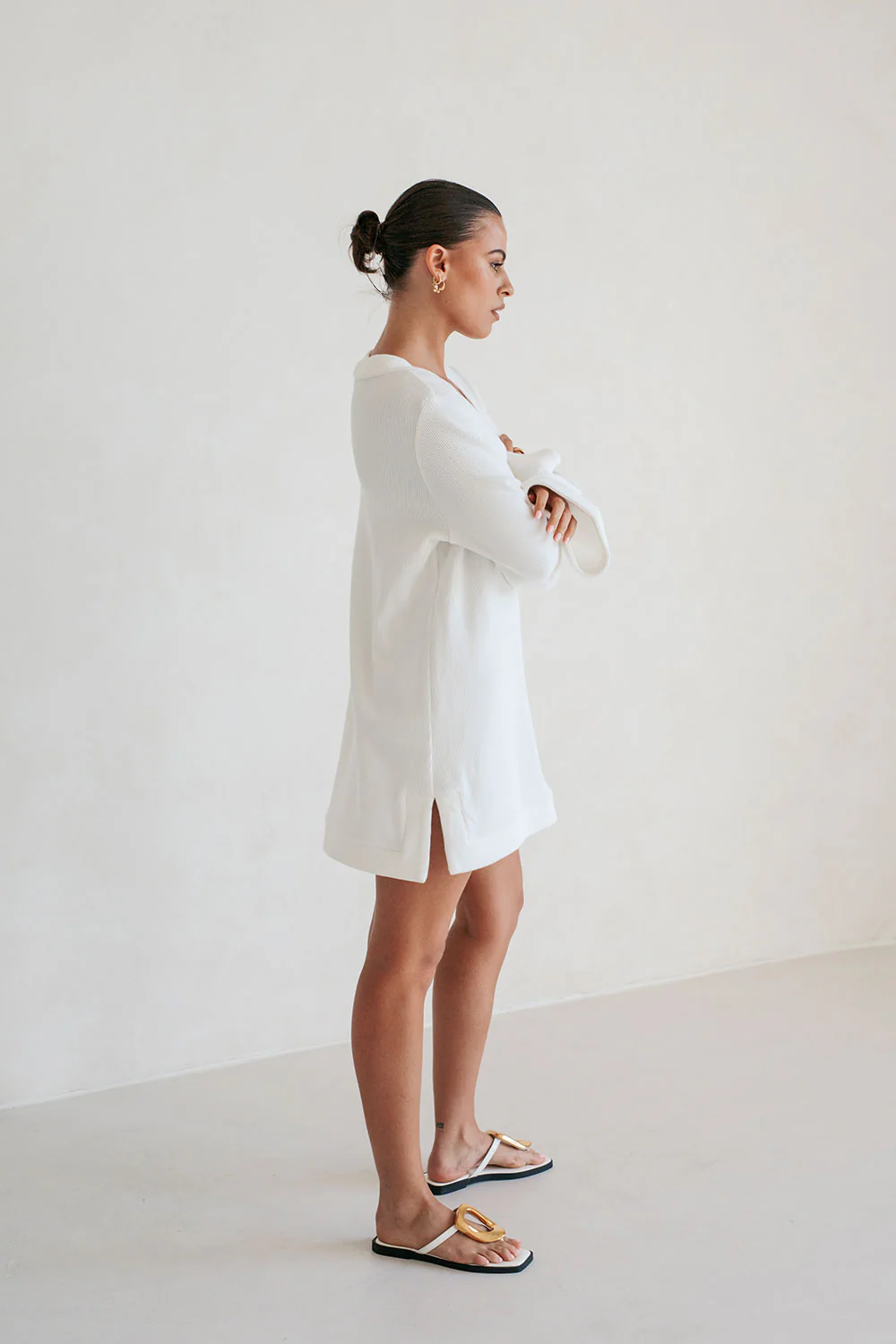Riya Dress - White - Image 4