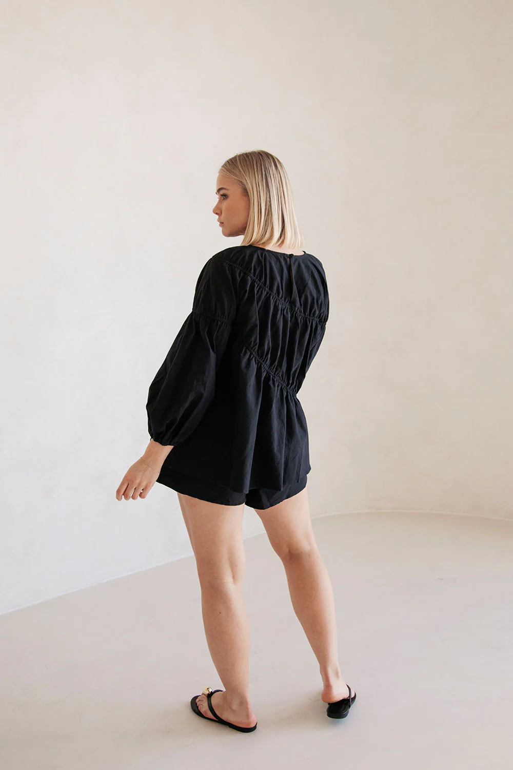 SAMPLE-Akel Top - Black - Image 7