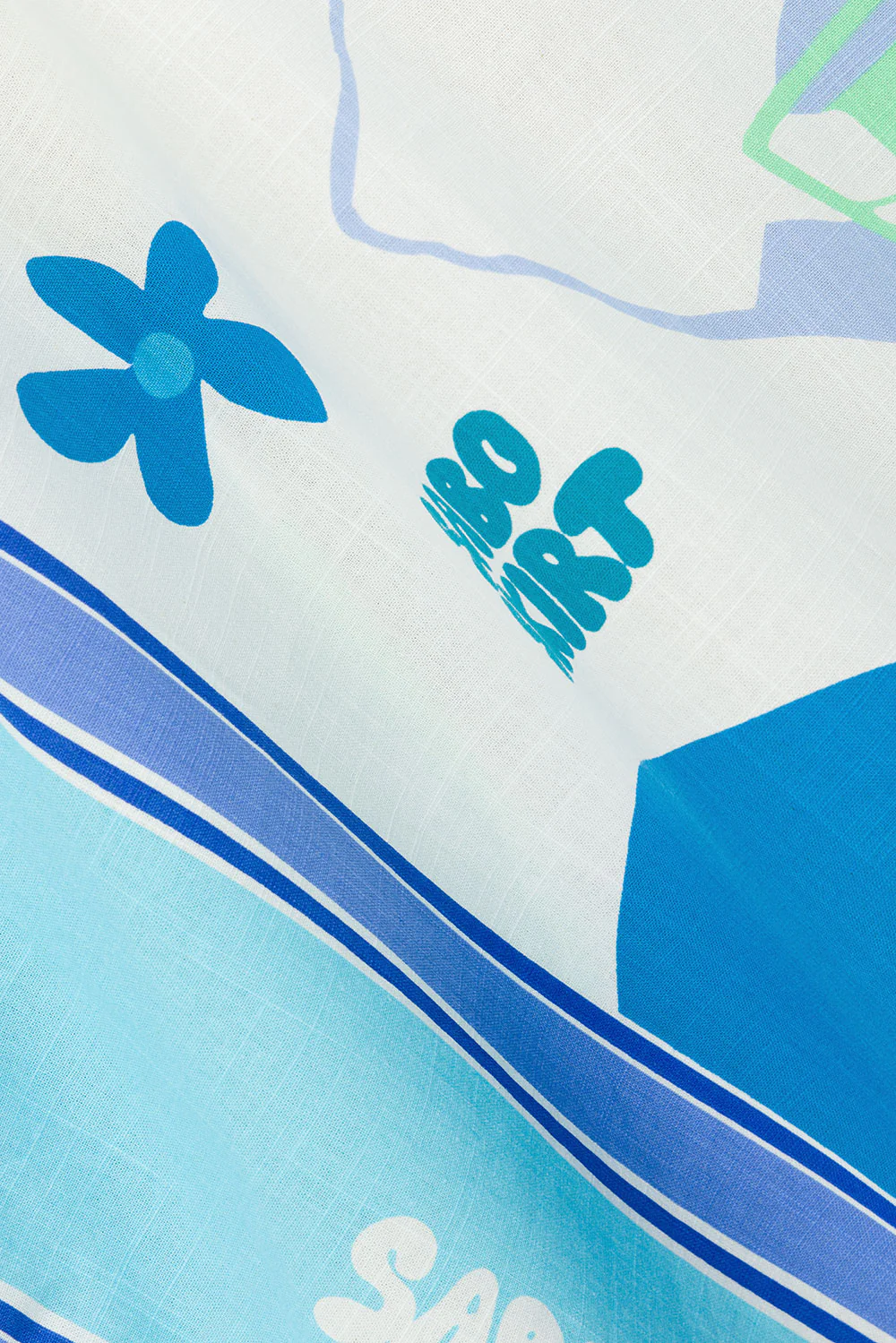 SAMPLE-Amira Top - Scarf Azure - Image 8