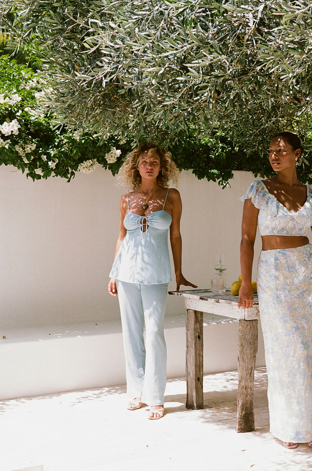 SAMPLE-Ashton Jumpsuit - Blue - Image 6