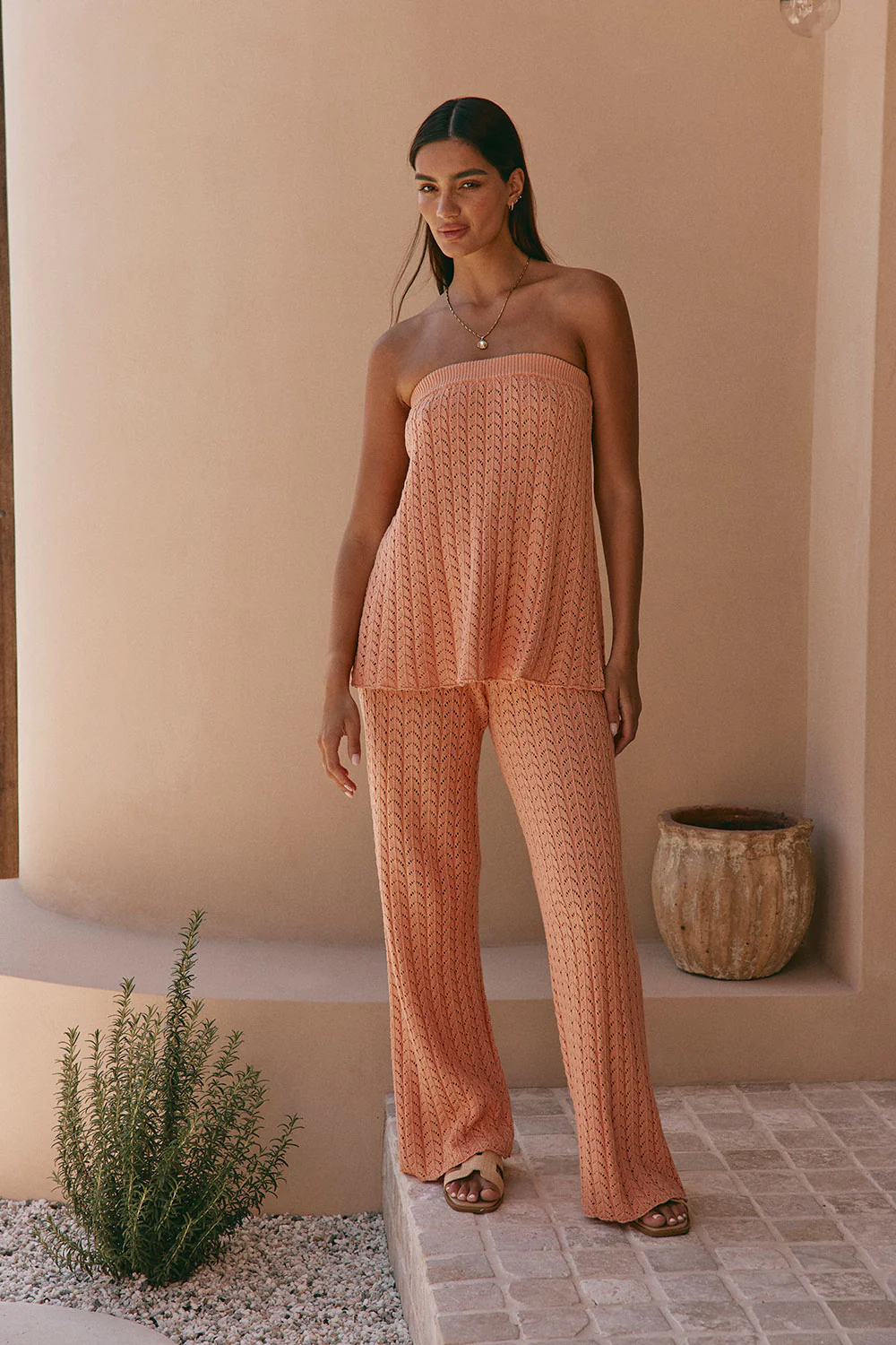 SAMPLE-Athena Pants - Orange - Image 4