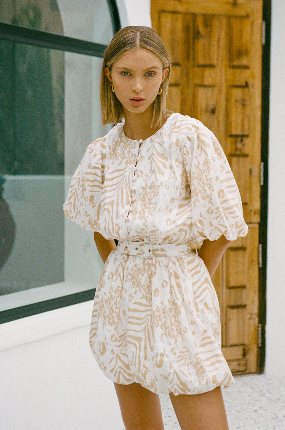 SAMPLE-Aura Linen Dress - Image 10