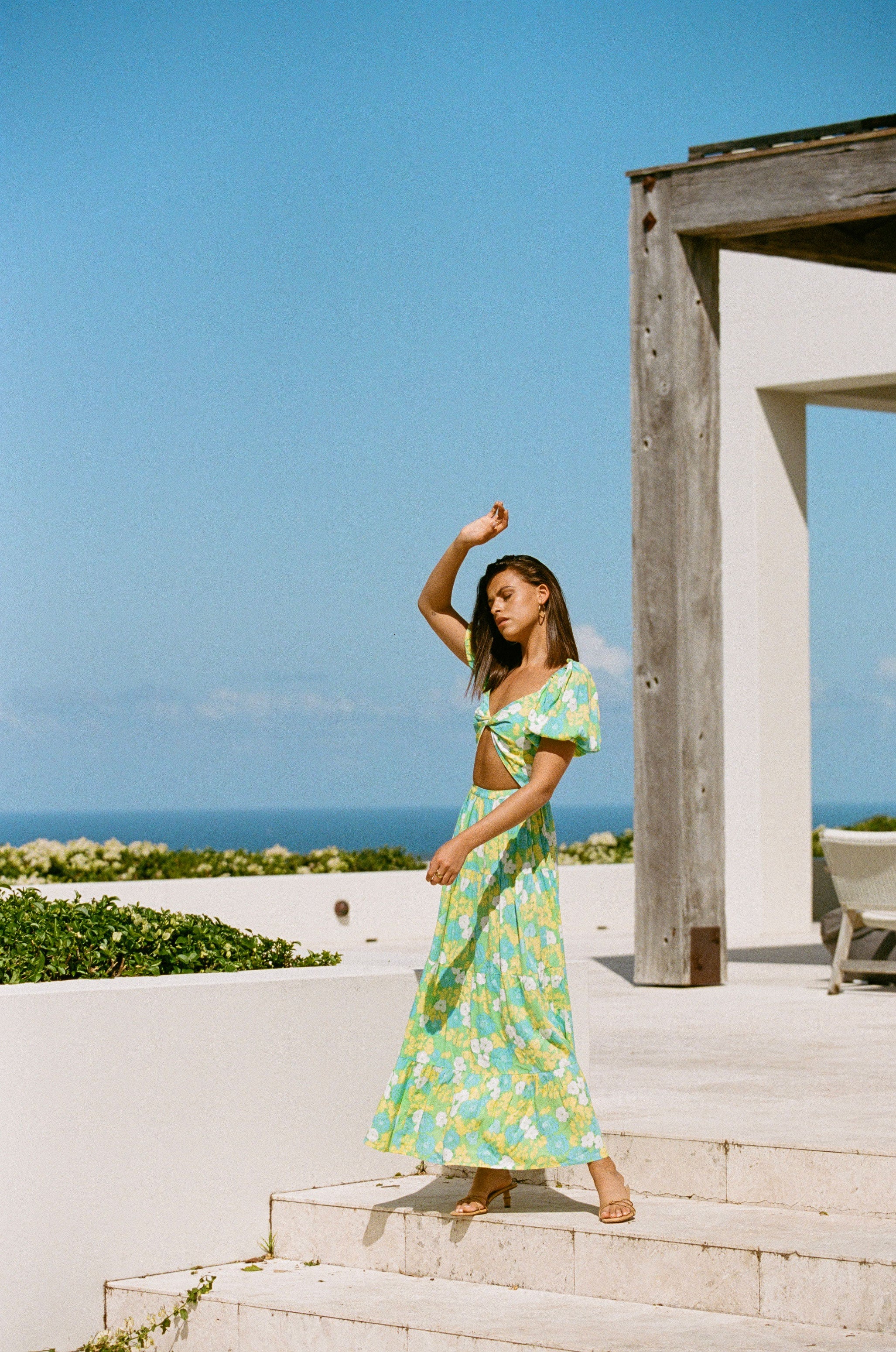 SAMPLE-Belle Maxi Dress - Bryony Tropical - Image 2