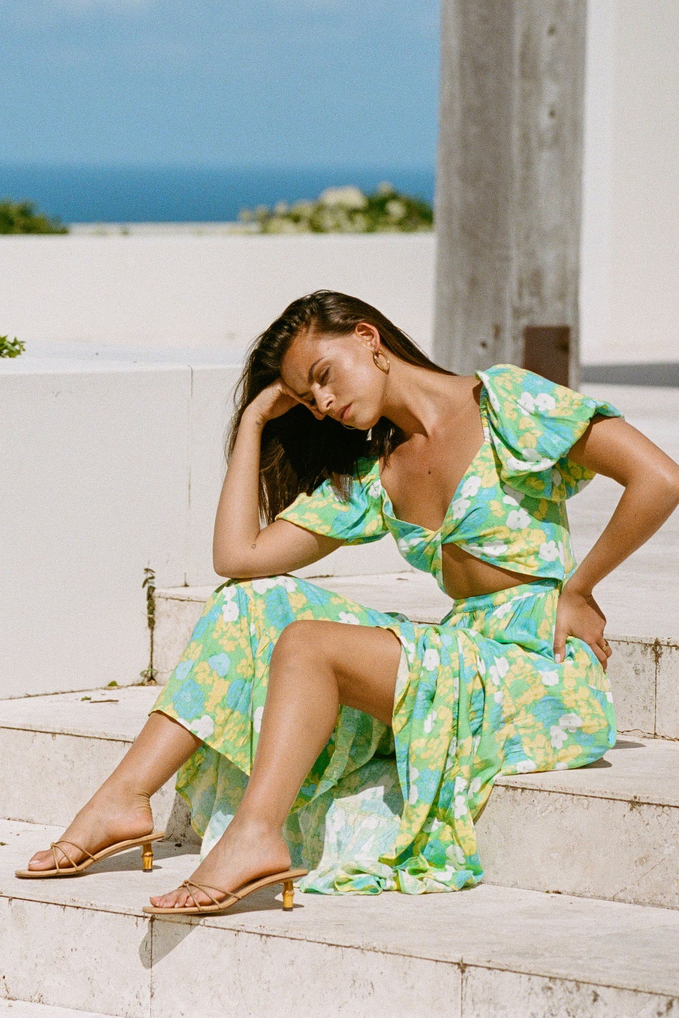 SAMPLE-Belle Maxi Dress - Bryony Tropical - Image 3