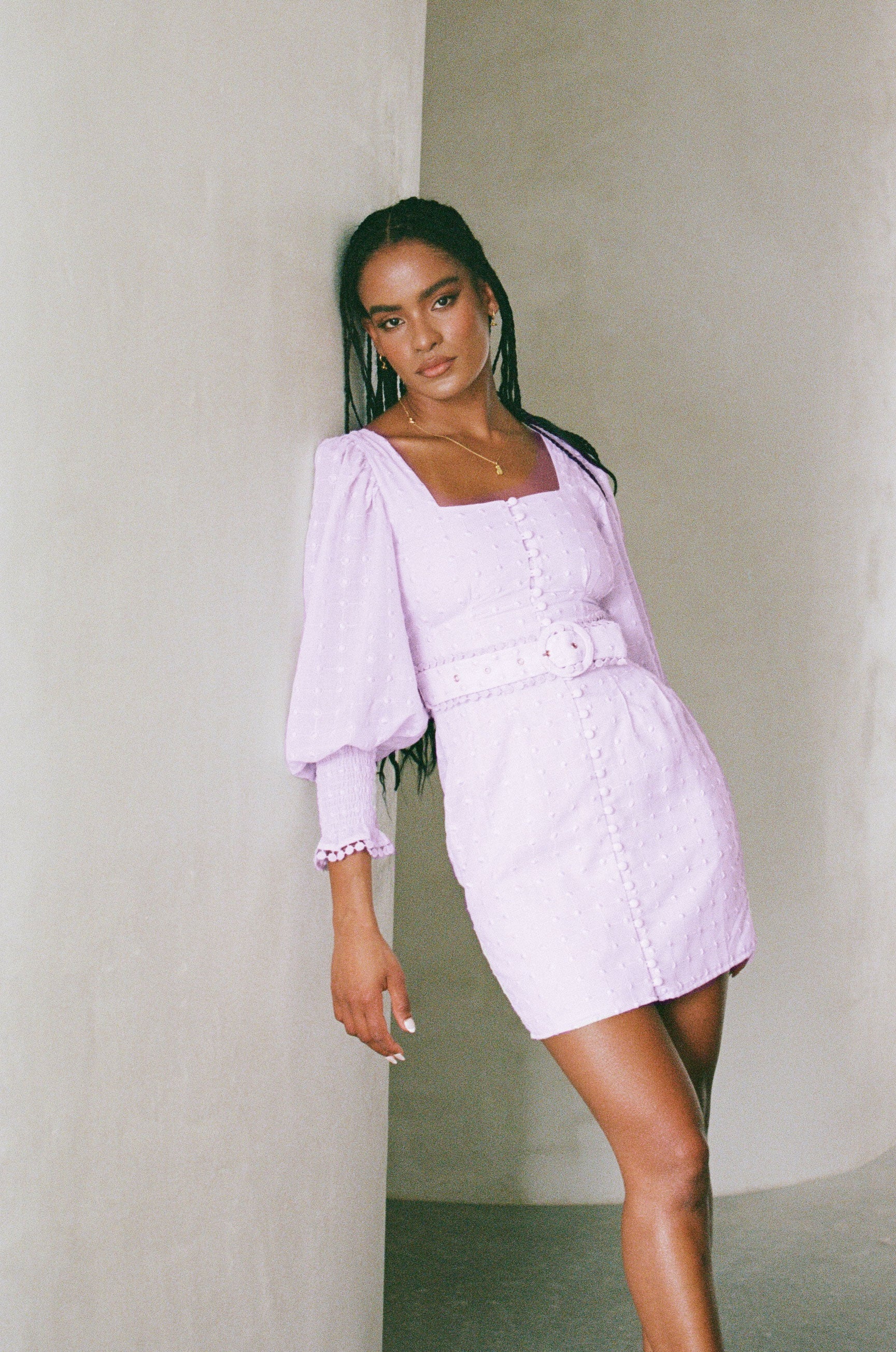SAMPLE-Belted Larose Dress - Image 5