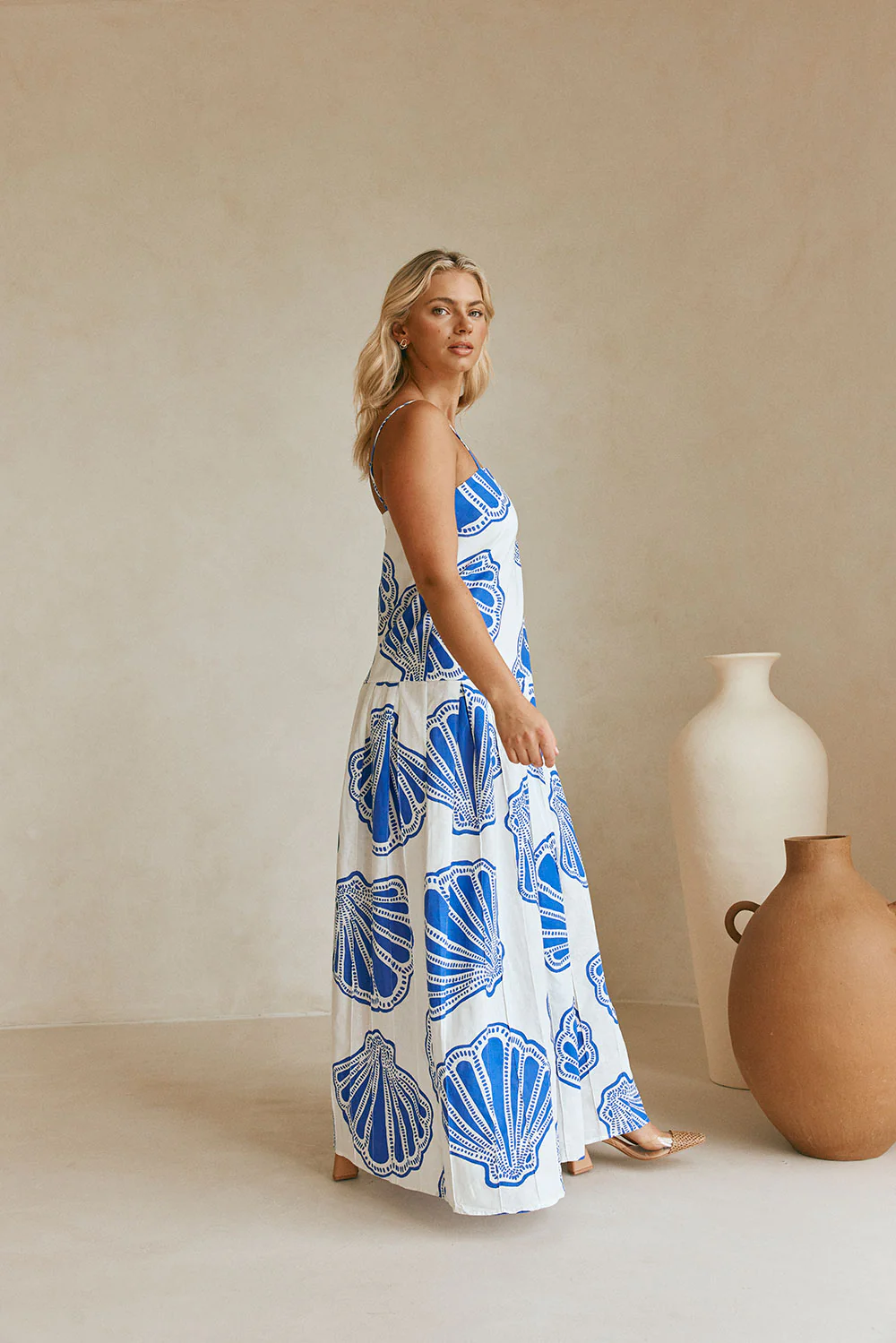 SAMPLE-Bette Dress - Seashell - Image 8