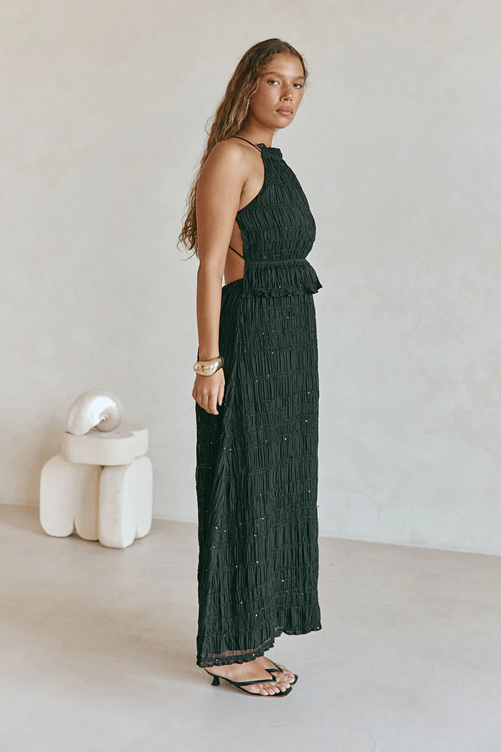 SAMPLE-Cabo Dress - Black - Image 8
