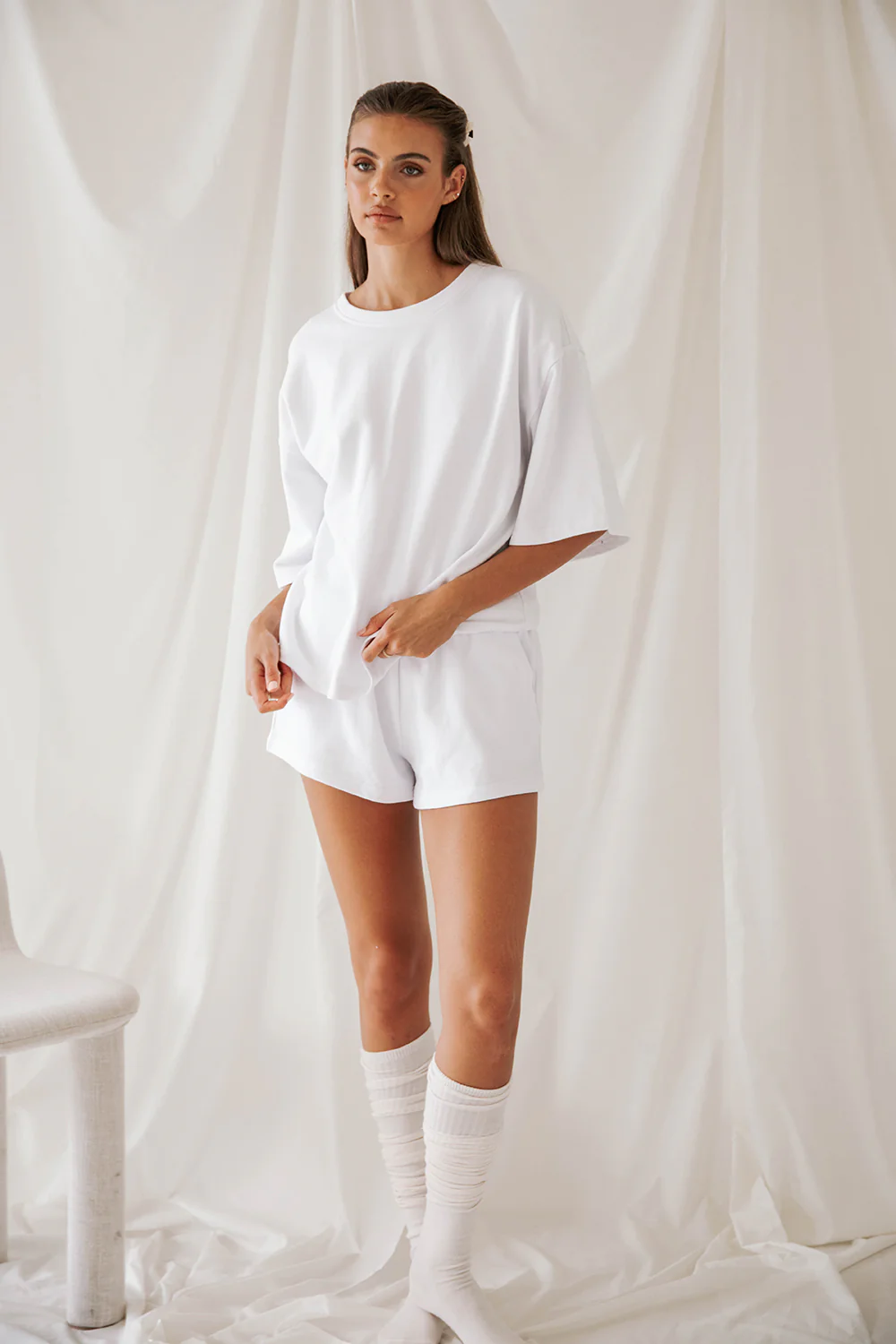 SAMPLE-Camp Shorts - White - Image 6
