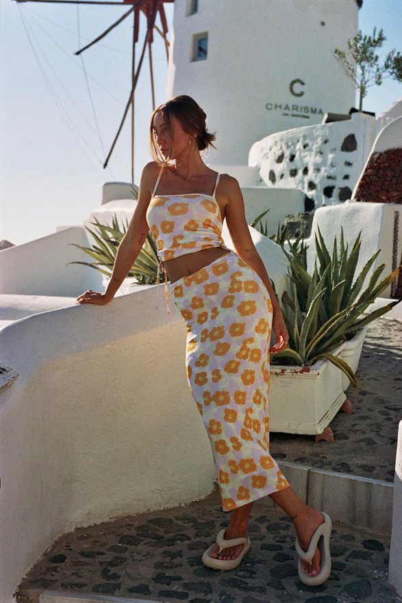 SAMPLE-Celina Top - Smudge Floral - Image 3