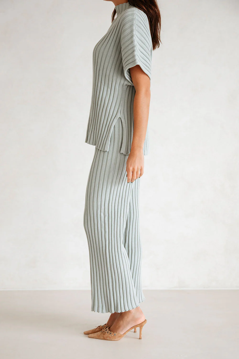 SAMPLE-Celine Pants - Grey - Image 3