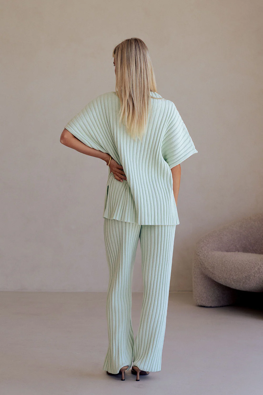 SAMPLE-Celine Top - Mint - Image 3